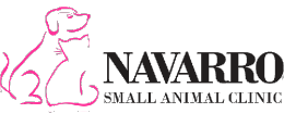 Logo for Navarro small animal clinic, a veterinarian specializing in pets.